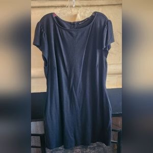 Black button back dress, New York & Company, size XXL